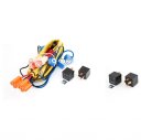 Auto Car 40A 4 H4 HID Headlight Female Plug Relay Harness Kit w Fuse