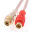 RCA 1 Male to 2 Female Converter Y Splitter Cable Audio Video AV Adapter 2 Pcs