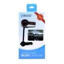 Bluetooth Handsfree Car Kit LCD for mobile phones FM transmitter black