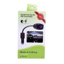 Bluetooth Handsfree Car Kit LCD for mobile phones FM transmitter black