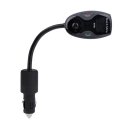 Bluetooth Handsfree Car Kit LCD for mobile phones FM transmitter black