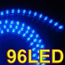 Car Flexible Strip Blue 96CM PVC 96-LED 12V Neon Decoration Light High Quality