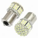 2x 50-LED 1156 BA15S 1141 1210 SMD Vehicle Car Turn Light Bulb Cold White 12V DC