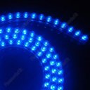 Hot Flexible Strip 24cm PVC 24 LED Neon Decoration Light Blue 12V for Car Auto