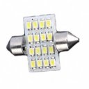 2x 16-LED 3528 SMD Car Auto Interior Dome Light Bulb 31mm White 12V DC Wholesale