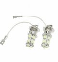 2x H3 13-LED 5050 SMD Vehicle Driving Fog Light Bulb Pure White 12V DC Wholesale