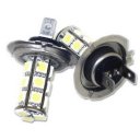 Generic LED-18-H7: LED 18 SMDs H7 6000K (Xenon White) Light Bulbs -One Pair