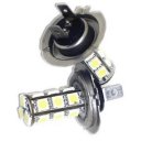 Generic LED-18-H7: LED 18 SMDs H7 6000K (Xenon White) Light Bulbs -One Pair