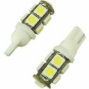 2X Car White T10 9-LED Wedge Light Corner Signal Tail Park Bulb 5050-SMD W5W 194