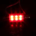 2pcs 6-LED 3528-SMD Red Car Festoon Door Side Marker Light Bulb 41mm 3423 3425