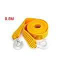 5.5M 47mm Orange Nylon Tow Webbing Strap Belt 3 Tons for Auto Car