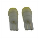 T10 1W 20~25lm LED White Light Car Clearance Lamp - (2 PCS / 12V)