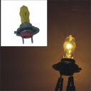 HOD H7 100W 2800K Super Bright Car Yellow Light Bulbs (Pair/DC 12V)