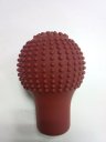 Red Silicone Nonslip Gear Shift Knob Round Cover for Auto Car