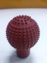 Red Silicone Nonslip Gear Shift Knob Round Cover for Auto Car