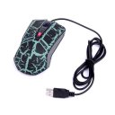 Carpo C4 wired gaming mouse Noiseless Anti-skid wheel adjustable DPI 2400 spider man