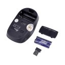 Carpo V2020 2.4GHz wireless laser mouse optical adjustable DPI Black Eagle