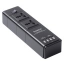 ORICO HPC-2A4U 2-Outlet Surge Protector 4.9FT Power Cord and 4 Port USB Charger