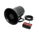 Acoustic 3 Tone Alarm Sound Vehicle Car Horn Siren DC 12V