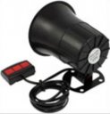 Acoustic 3 Tone Alarm Sound Vehicle Car Horn Siren DC 12V