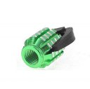 4PCS Green Alloy Grenade Shape Tire Tyre Valve Caps Protectors for Car