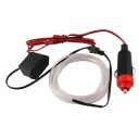 2 Meter EL Wire 2.3mm Neon White Glow Light Car Charger