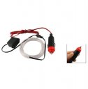 2 Meter EL Wire 2.3mm Neon White Glow Light Car Charger