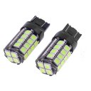 2 Pcs 7443 7440 T20 Ice Blue 36 LED 5050 SMD Tail Brake Light Bulbs