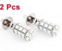 H1 Red 5050 SMD 27 LED Rear Fog Light LED DC 12V 2pcs for Auto