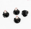 4pcs T3 Pink 1210 3528 SMD LED Dashboard Dash Light Lamp Bulb for Car