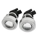 2 x H3 HID Xenon Yellow Angel Eyes Ring Fog Light Headlight Projector Lens