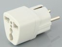 UK/US/AU Universal to EU AC Power Plug Travel Adapter Socket Converter Europe