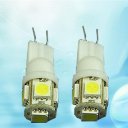 2x White 194 SMD 5-LED Light Park Corner Car