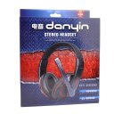 Danyin 3.5mm Stereo Bass Headset Clear Sound with Microphone for PC Phone