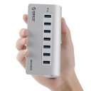 ORICO M3H7 seven port 7-port USB3.0 HUB with power adapter Transfer up 5Gbps