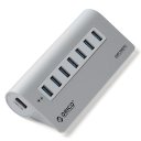 ORICO M3H7 seven port 7-port USB3.0 HUB with power adapter Transfer up 5Gbps