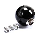 Universal White Round Ball Shaped Gear Shift Lever Knob for Manual Car Auto-Black/White