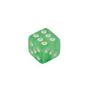 Car Vehicle Cube Shape Dice Style Tire Valve Caps(4PCS)--Green