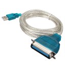 High Quality 1.5M USB 2.0 A Male to 36 Pin IEEE1284 Female Adapter Cable For Parallel Printer