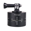 360 Degree Rotation Panorama Time Delay Stabilizer Camera Mount Tripod