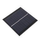 1W 5.5V Polysilicon Solar Panels Outdoor Portable Black Solar Panels