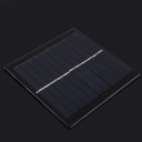 1W 5.5V Polysilicon Solar Panels Outdoor Portable Black Solar Panels