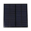 Grade Polycrystalline Silicon 0-250ma Solar Energy Panel 3W 12V Black