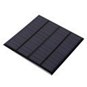 Grade Polycrystalline Silicon 0-250ma Solar Energy Panel 3W 12V Black