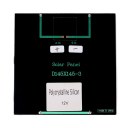 Grade Polycrystalline Silicon 0-250ma Solar Energy Panel 3W 12V Black