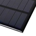 Grade Polycrystalline Silicon 0-250ma Solar Energy Panel 3W 12V Black