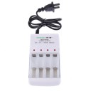 AA/AAA Ni Cd NiMh Rechargeable Charger 4 Slots LCD Indicator Smart Charger 