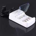 AA/AAA Ni Cd NiMh Rechargeable Charger 4 Slots LCD Indicator Smart Charger 