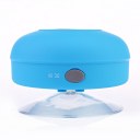 Portable Wireless Bluetooth Waterproof Shower Mini Music Speaker Stereos Blue