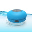 Portable Wireless Bluetooth Waterproof Shower Mini Music Speaker Stereos Blue